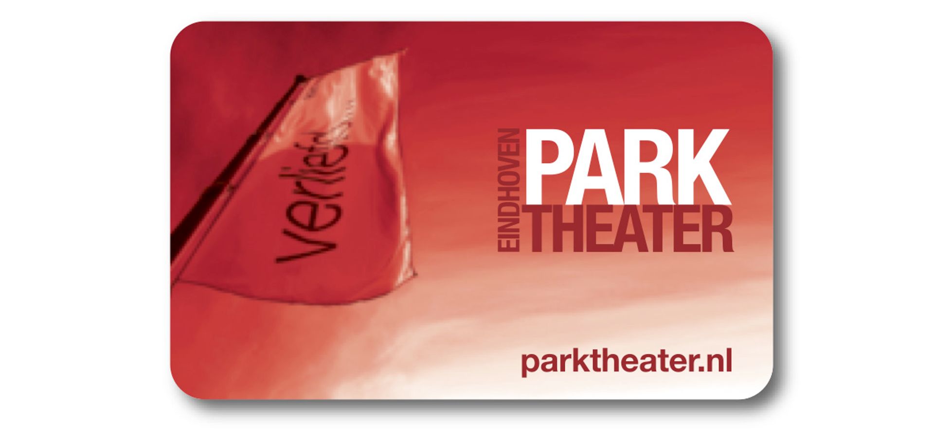 Parktheater Gift Card, no more than 2 millimeters thick