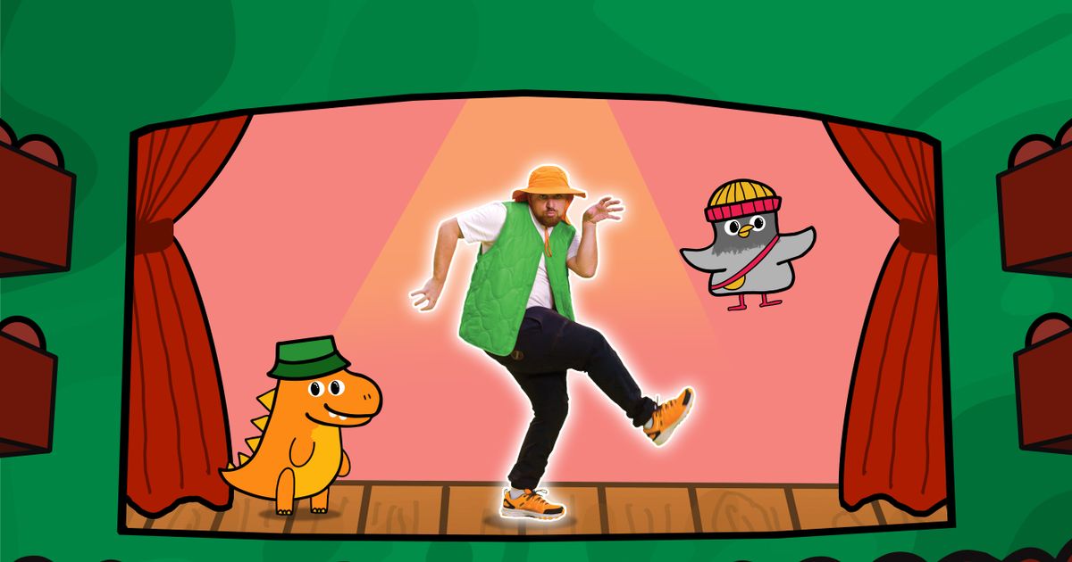 GRRR... ik ben een boze dino! — Lil Ones