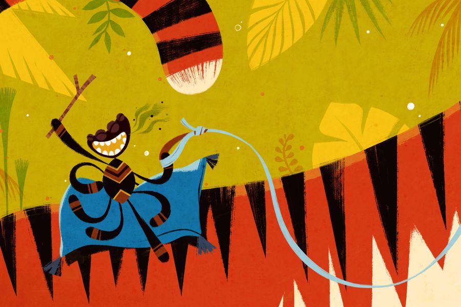 Vanaf2 Producties - Anansi neemt het op tegen de gulzige Tijger
