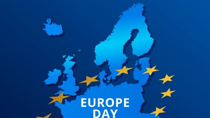 EU Parade tijdens de dag van Europa